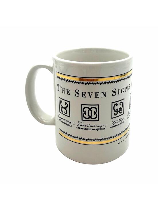 Other - Vintage Lithographic The Seven Signs of Being Southern Porcelain Coffee Mug
